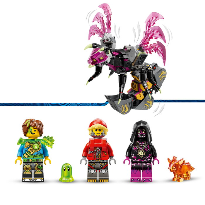LEGO DREAMZzz 71513 La Pelleteuse Scorpion des Cauchemars - Jouet de Construction 2-en-1