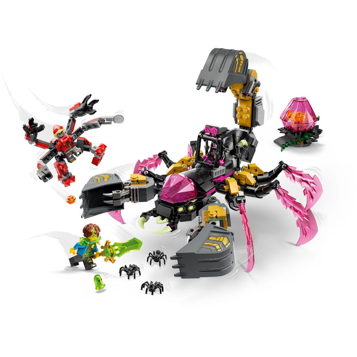 LEGO DREAMZzz 71513 La Pelleteuse Scorpion des Cauchemars - Jouet de Construction 2-en-1
