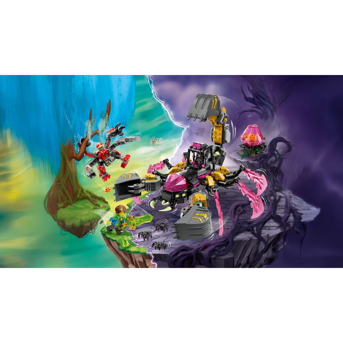 LEGO DREAMZzz 71513 La Pelleteuse Scorpion des Cauchemars - Jouet de Construction 2-en-1