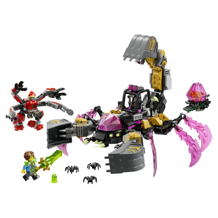 LEGO 71513 DREAMZzz La Pelleteuse Scorpion des Cauchemars - Jouet de Construction 2 en 1 pour Enfants