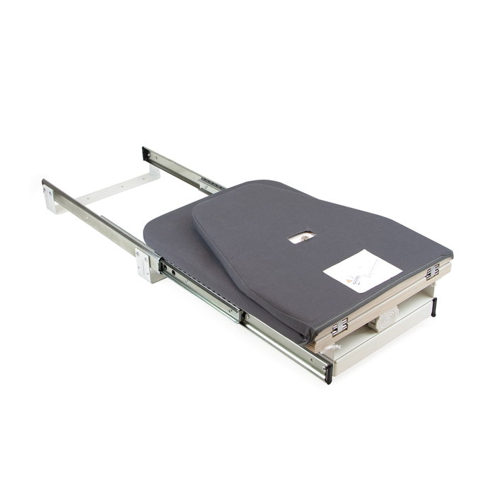 Emuca Planche à repasser pliable et pivotante pour meuble Iron 180