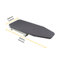 Emuca Planche à repasser pliable et pivotante pour meuble Iron 180