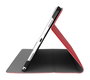 ELBE FU-006 - Housse de protection pour Samsung Galaxy Tab A7 2020 (10.4 pouces) - Polycarbonate et tissu PU résistant aux rayures - Rouge diamant