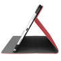 ELBE FU-006 - Housse de protection pour Samsung Galaxy Tab A7 2020 (10.4 pouces) - Polycarbonate et tissu PU résistant aux rayures - Rouge diamant