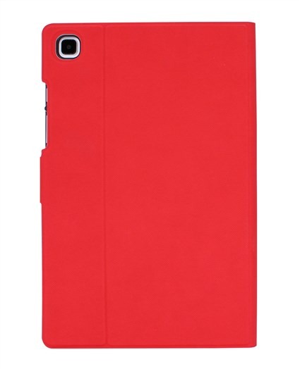 ELBE FU-006 - Housse de protection pour Samsung Galaxy Tab A7 2020 (10.4 pouces) - Polycarbonate et tissu PU résistant aux rayures - Rouge diamant