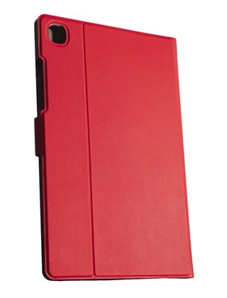 ELBE FU-006 - Housse de protection pour Samsung Galaxy Tab A7 2020 (10.4 pouces) - Polycarbonate et tissu PU résistant aux rayures - Rouge diamant