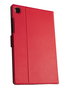 ELBE FU-006 - Housse de protection pour Samsung Galaxy Tab A7 2020 (10.4 pouces) - Polycarbonate et tissu PU résistant aux rayures - Rouge diamant