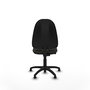 PIQUERAS Y CRESPO Chaise de bureau Algarra, tissu noir, sans accoudoirs