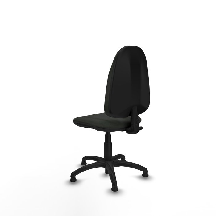 PIQUERAS Y CRESPO Chaise de bureau Algarra, tissu noir, sans accoudoirs PIQUERAS Y CRESPO Chaise de bureau Algarra, tissu noir, sans accoudoirs