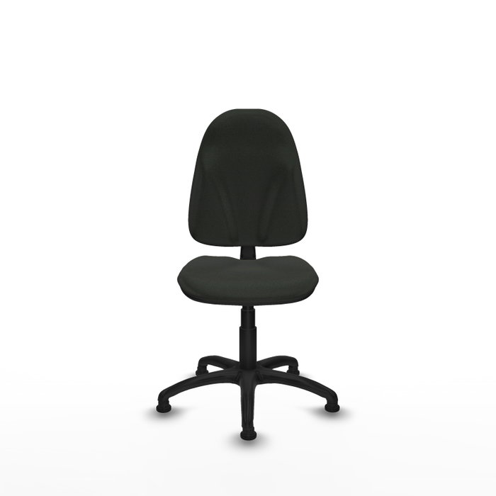 PIQUERAS Y CRESPO Chaise de bureau Algarra, tissu noir, sans accoudoirs PIQUERAS Y CRESPO Chaise de bureau Algarra, tissu noir, sans accoudoirs