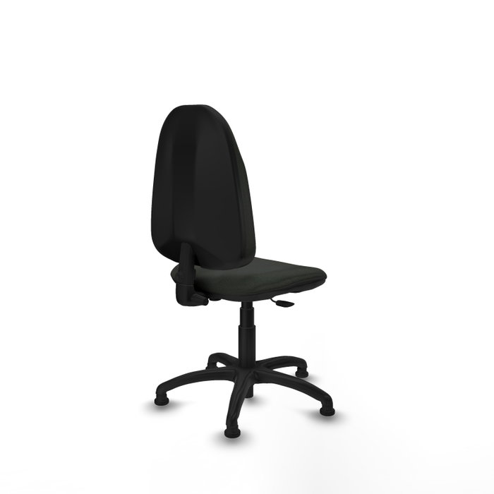 PIQUERAS Y CRESPO Chaise de bureau Algarra, tissu noir, sans accoudoirs PIQUERAS Y CRESPO Chaise de bureau Algarra, tissu noir, sans accoudoirs