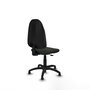 PIQUERAS Y CRESPO Chaise de bureau Algarra, tissu noir, sans accoudoirs