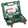 Bosch Accessories 2607017191 V-Line TiN Set de 68 pièces - Forets universels pour métal, bois, béton avec couteau et tige magnétique