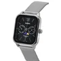 Casio MTP-M305M Montre Homme Analogique Quartz Noir - Acier, Bracelet Milanais, Phase Lunaire, Jour/Date, Étanchéité 5 Bar