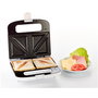 Ariete 1984 Sandwichera - Plaques antiadhésives pour 2 sandwichs, coupe et rangement compact vertical