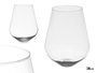 GIFTDECOR Vase en Verre Transparent Forme Verre 28cm