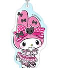 Sakami Merchandise porte-clés Sanrio My Melody Pink Black Party Series 7 cm Sakami Merchandise porte-clés Sanrio My Melody Pink Black Party Series 7 cm