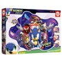 Educa Poster Puzzle 250 Pièces Sonic Prime 20026 - Puzzle 100 x 70 cm avec Colle FIX PUZZLE - Dès 8 ans