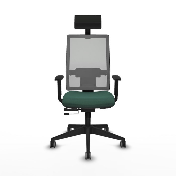 Piqueras y Crespo Chaise de Bureau 1D066G1 Vert Bouteille et Gris Piqueras y Crespo Chaise de Bureau 1D066G1 Vert Bouteille et Gris