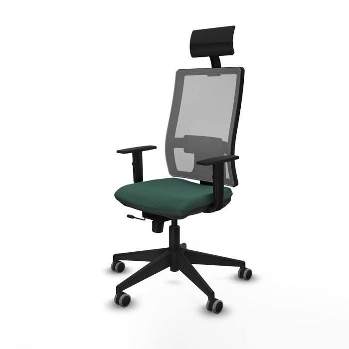 Piqueras y Crespo Chaise de Bureau 1D066G1 Vert Bouteille et Gris Piqueras y Crespo Chaise de Bureau 1D066G1 Vert Bouteille et Gris