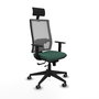 Piqueras y Crespo Chaise de Bureau 1D066G1 Vert Bouteille et Gris