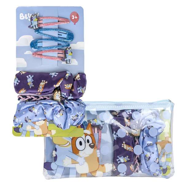 Bluey Set de beauté et accessoires, Coffret de jeu pour enfants de 2 à 8 ans, multicolore Bluey Set de beauté et accessoires, Coffret de jeu pour enfants de 2 à 8 ans, multicolore