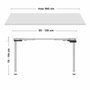 Support réglable Mark Adler MA-XENO 4.5 WHITE Blanc
