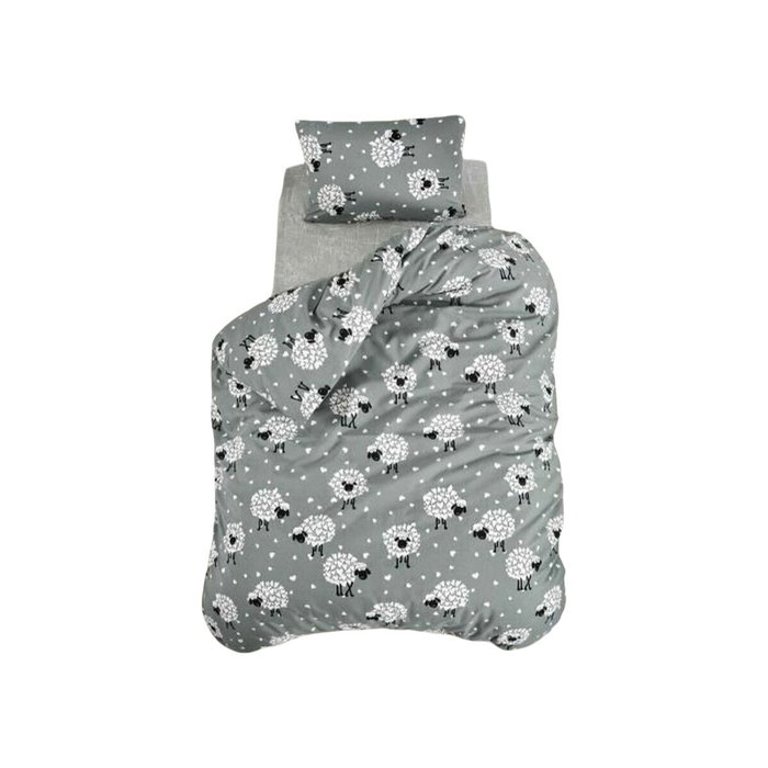 BigBuy Home Parure de couette Gris Lit king size 3 Pièces BigBuy Home Parure de couette Gris Lit king size 3 Pièces