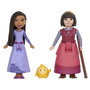 Mattel Pack de 9 Figurines Disney Wish avec Star - Figurines Asha, Dahlia, Dario, Safi, Bazeema, Simon, Hal, Gabo et Star - Version Multilingue (Français)