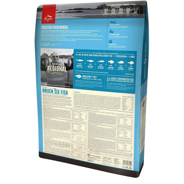 Aliments pour chat Orijen Poisson 1,8 kg