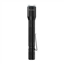 Varta Aluminium Light F20 Pro - Lampe torche en aluminium robuste, avec mécanisme de focalisation réglable, fonctionne avec 2 piles AA