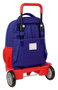 Safta Mochila Compact Evol Ext Atco De Madrid - Grand sac à dos à roulettes extensible, dimensions: 33x45x22 cm, âge minimum recommandé: 3 ans
