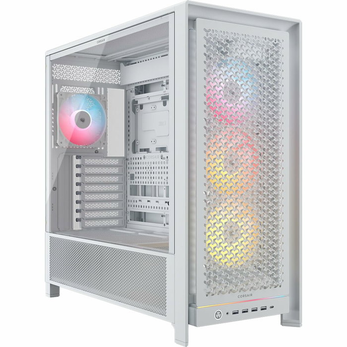 Corsair 5000D RS ARGB Airflow - Moyen-tour - Blanc Corsair 5000D RS ARGB Airflow - Moyen-tour - Blanc