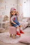 Berjuan 5820-21 - Éva Articulée, Petite Poupée Mannequin Articulée en Tenue de Denim, Âge 3 ans et plus