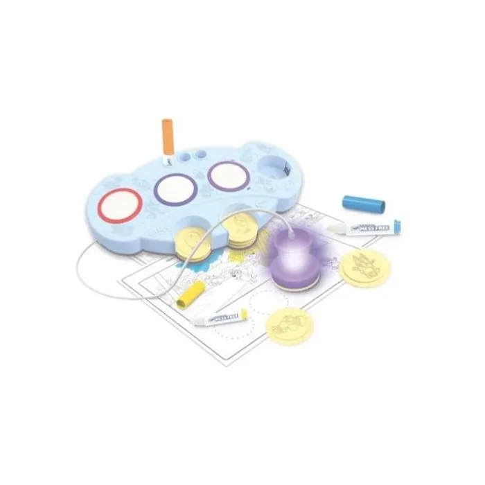 Crayola - Color Wonder - Magic Light-Up Stamper - Bluey - Tampons lumineux avec encre sans taches dès 3 ans Crayola - Color Wonder - Magic Light-Up Stamper - Bluey - Tampons lumineux avec encre sans taches dès 3 ans