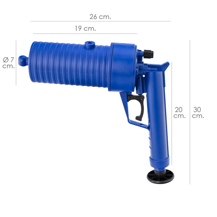 WOLFPACK LINEA PROFESIONAL Desatascador Profesional Pistola Con Aire Comprimido WOLFPACK LINEA PROFESIONAL Desatascador Profesional Pistola Con Aire Comprimido