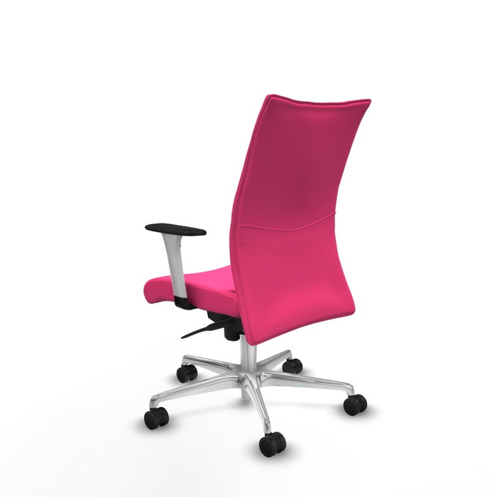 Piqueras Y Crespo Chaise de Bureau Albacete Confidente, Similpeau Rose, Mécanisme Sincro Piqueras Y Crespo Chaise de Bureau Albacete Confidente, Similpeau Rose, Mécanisme Sincro