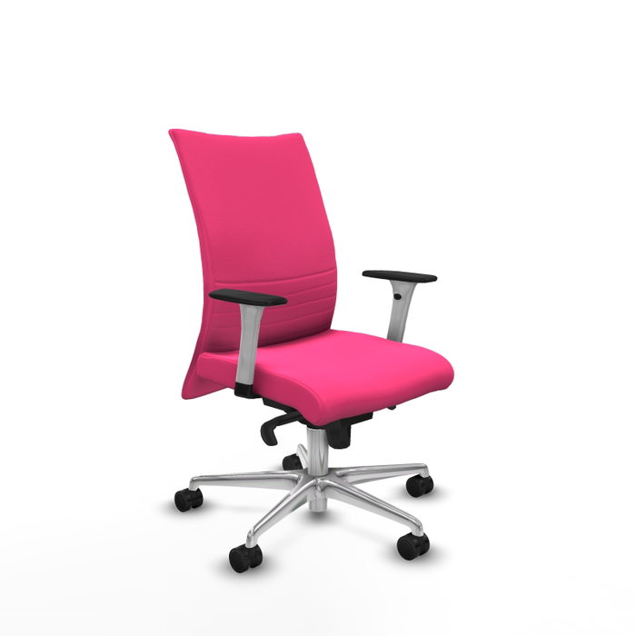 Piqueras Y Crespo Chaise de Bureau Albacete Confidente, Similpeau Rose, Mécanisme Sincro Piqueras Y Crespo Chaise de Bureau Albacete Confidente, Similpeau Rose, Mécanisme Sincro