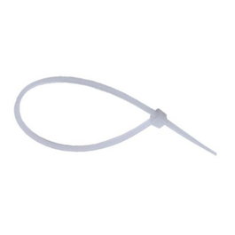 INDEX Colliers de serrage en nylon naturel, sachet de 100 unités