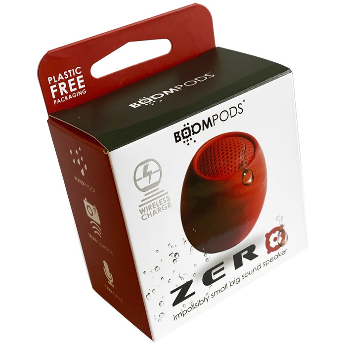Boompods Boompods Zero Red Boompods Boompods Zero Red