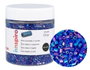 Innspiro Rocaille de verre cylindrique mini aurora boreale bleu marine 2x2mm 100g
