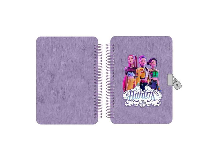 SAFTA Set Diario + Boligrafo Candado Stationery Kpop Demon Hunters