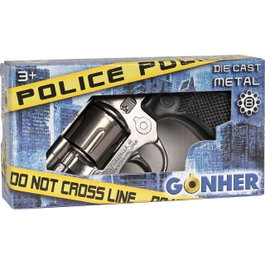 GONHER Revolver de Police Argenté 8 Coups