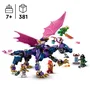 LEGO Set 71842 Rontu Le Maître Dragon Ninjago - Jeu de Construction avec 4 Minifigurines, Dragon Articulé, pour Enfants dès 7 Ans