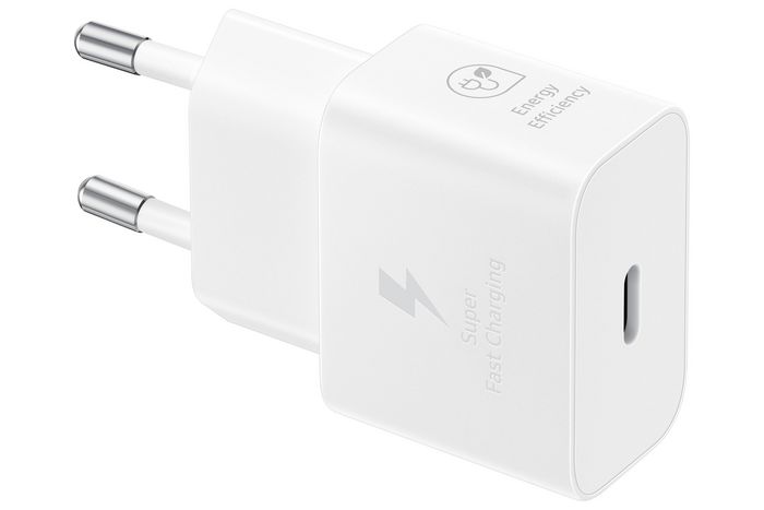 Samsung Adaptateur Secteur 25W Ultra Rapide avec Port USB-C - Sans Câble Samsung Adaptateur Secteur 25W Ultra Rapide avec Port USB-C - Sans Câble