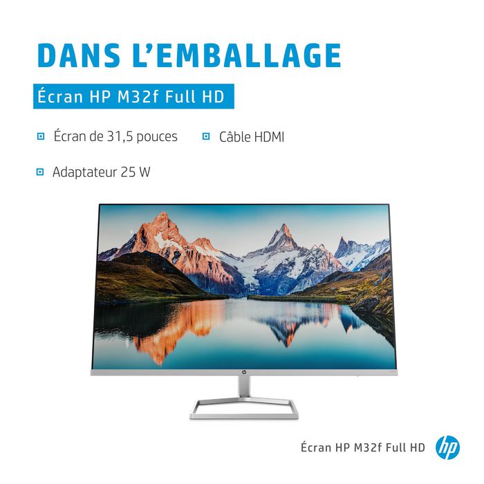 HP M32f Écran Full HD 31,5 pouces