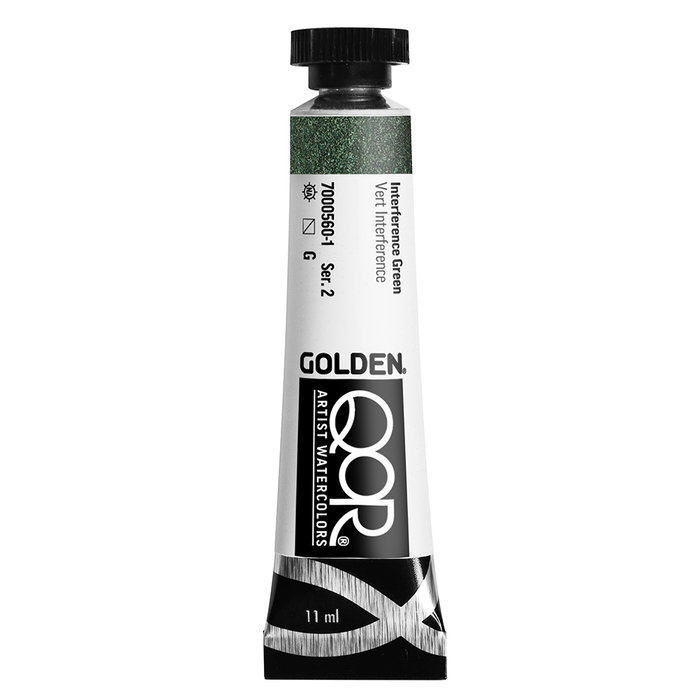 QoR Aquarelle Vert Interférence 11 ml QoR Aquarelle Vert Interférence 11 ml