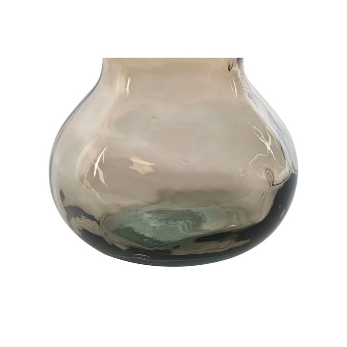 Home ESPRIT Vase Taupe Cristal recyclé 26,5 x 26,5 x 75 cm