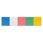 Party Products Bannière à franges plastique multicolore 5m
