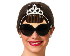 Lunettes de soleil avec coiffure intégrée années 50